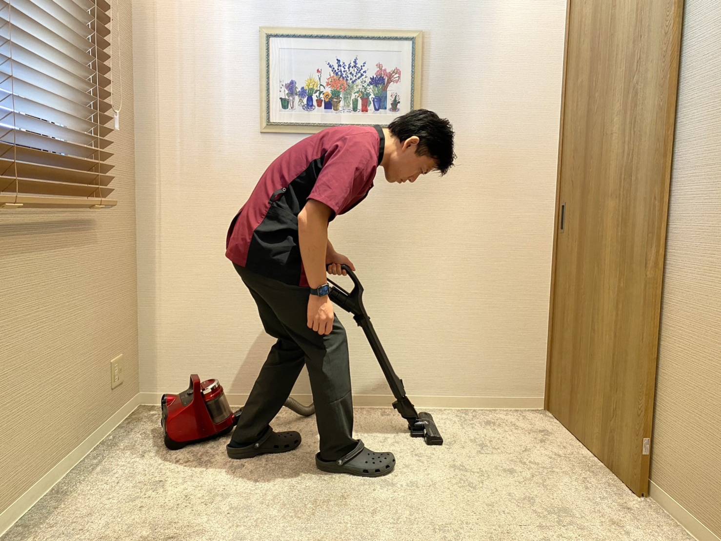 中村優斗の腰生法２　掃除機腰痛